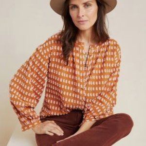 Anthropologie Pilcro Tavi Textured Button Down